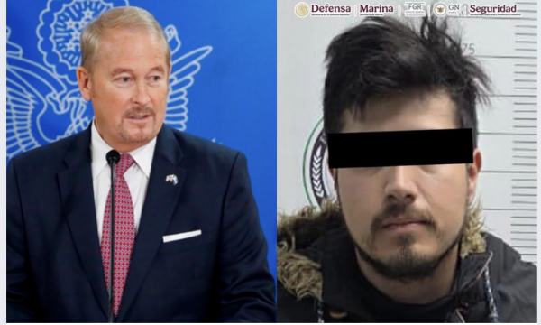 Embajador de EU en México celebra la captura de Alejandro Rosales, uno de los 10 más buscados por el FBI